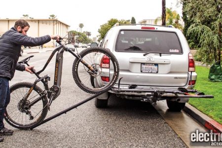 e bike rack with ramp