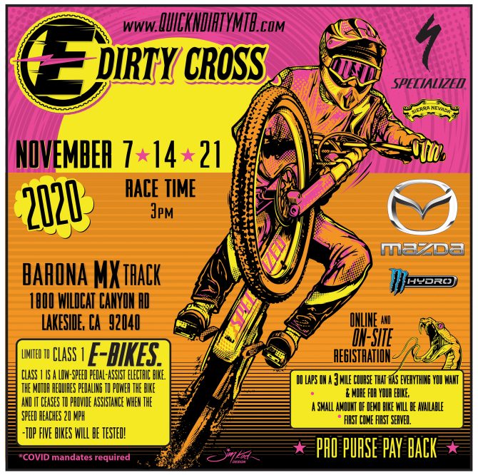 eDirty Cross electric bike race november 2020