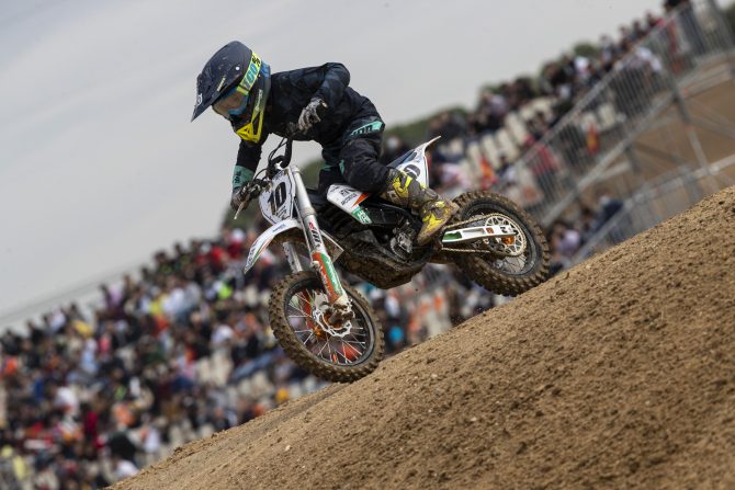 Husqvarna motorcycles continues support of the European Junior e-Motocross Series alongside the MXGP World Championship