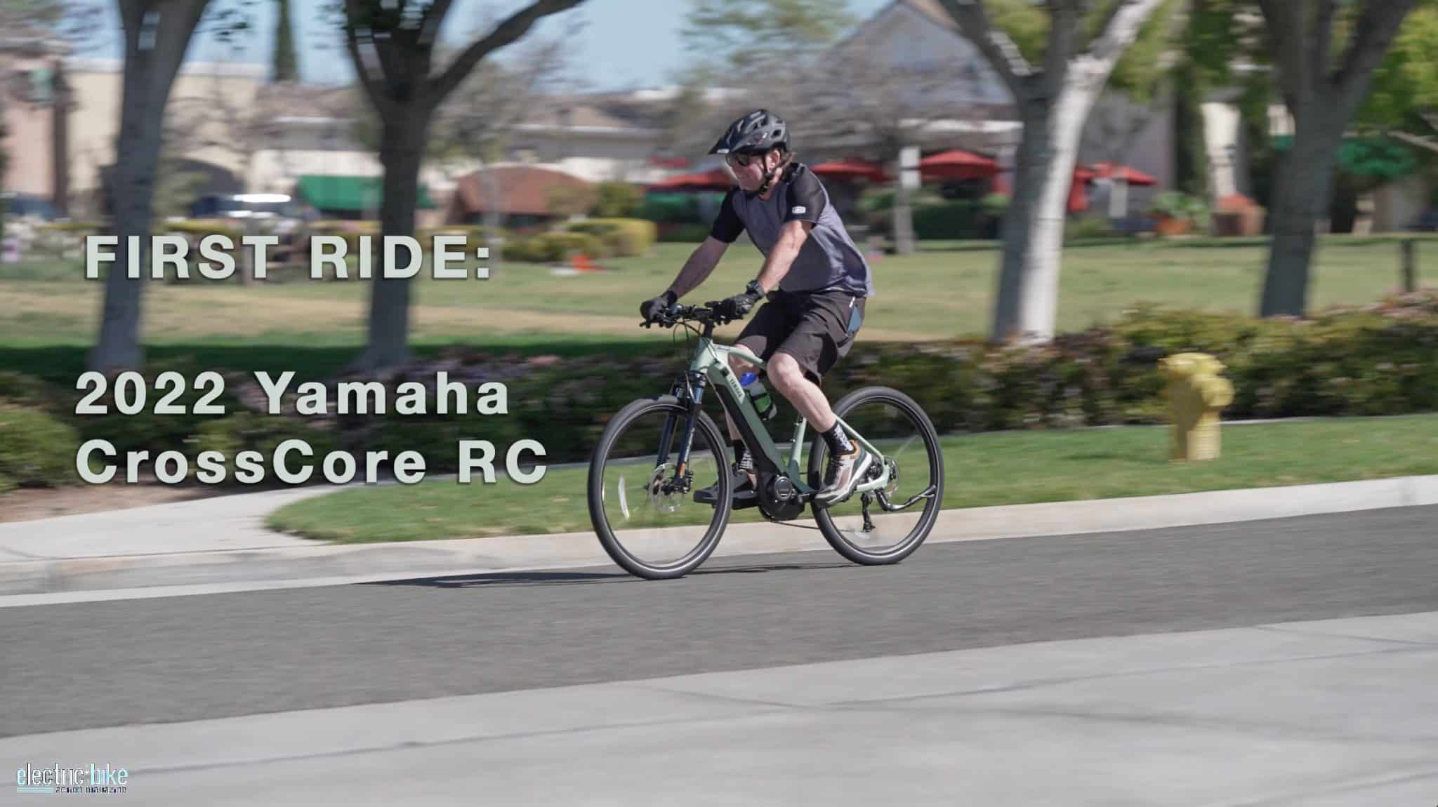 2022 Yamaha CrossCore RC e-bike electric bicycle commuter bike