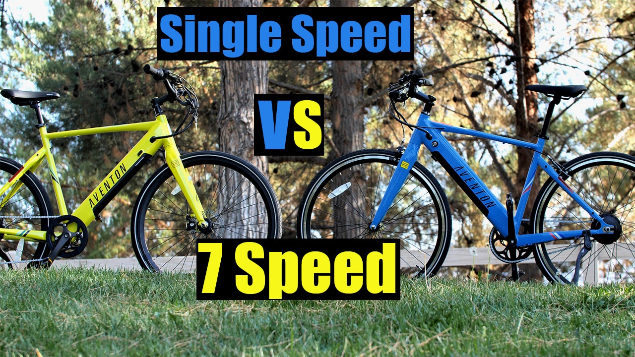 Comparison between Aventon Soltera single speed or 7-speed inexpensive commuter for students