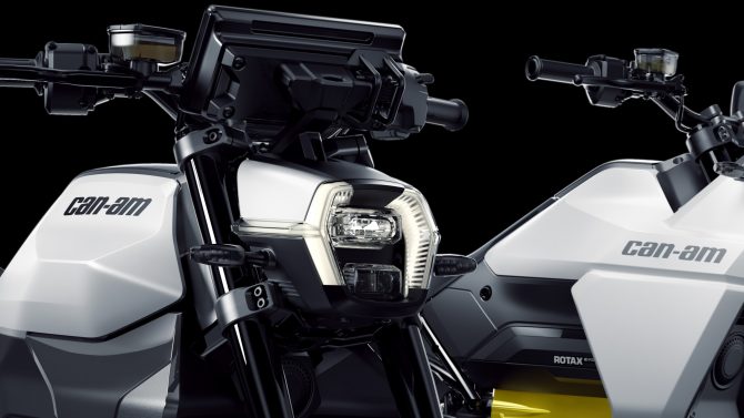 Can-Am Pulse electric motorcycle Rotax E-Power